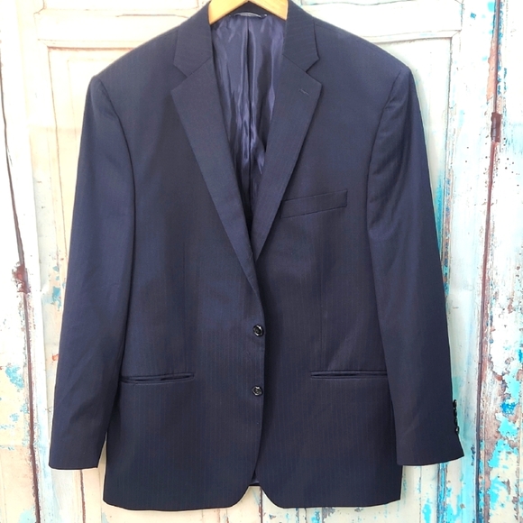 Ralph Lauren Wool Striped Blazer